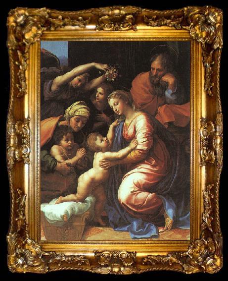 framed  Raphael The Holy Family, ta009-2