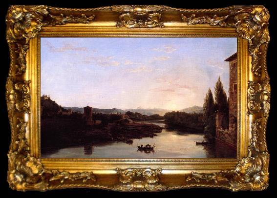framed  Thomas Cole View of the Arno, ta009-2