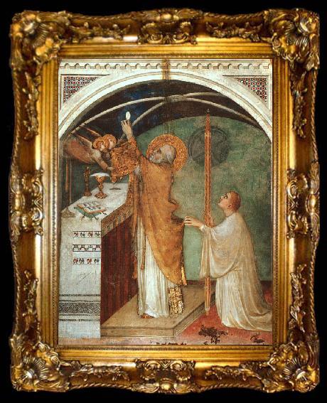 framed  Simone Martini Miraculous Mass, ta009-2
