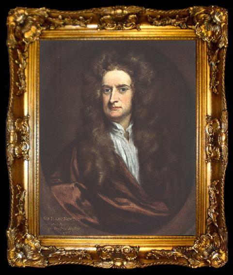 framed  Sir Godfrey Kneller Sir Isaac Newton, ta009-2