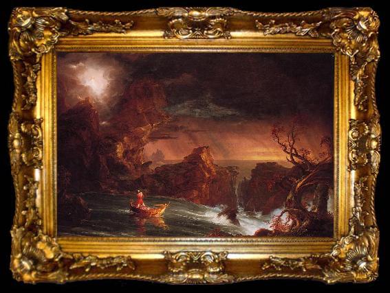framed  Thomas Cole Voyage of Life, ta009-2