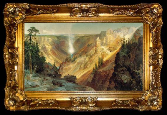 framed  Thomas Moran Grand Canyon of the Yellowstone, ta009-2