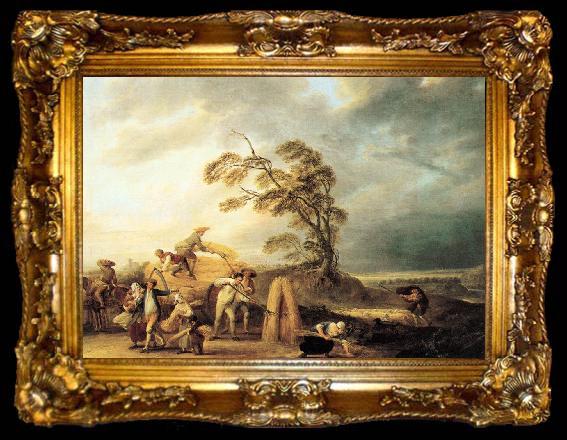 framed  WATTEAU, Louis-Joseph The Storm21, ta009-2
