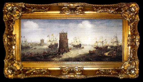 framed  WIERINGEN, Cornelis Claesz van Capture of Damiate, ta009-2