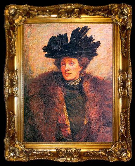 framed  Walter Griffin Portrait of a Lady, ta009-2