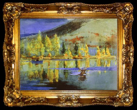 framed  Winslow Homer An October Day, ta009-2