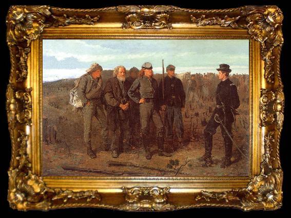 framed  Winslow Homer Prisoners From the Front, ta009-2