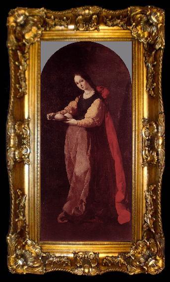 framed  ZURBARAN  Francisco de St Agatha, ta009-2