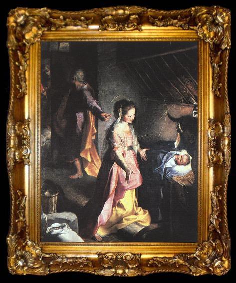 framed  Barocci, Federico The Nativity, ta009-2