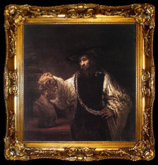 framed  REMBRANDT Harmenszoon van Rijn Aristotle with a Bust of Homer  jh, ta009-2