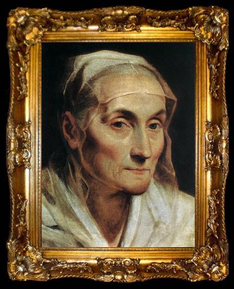 framed  RENI, Guido Portrait of an Old Womannm er, ta009-2