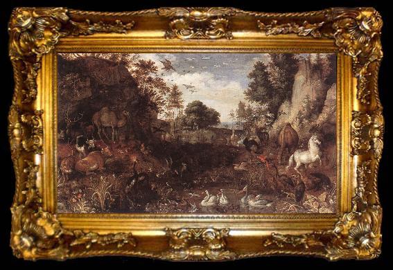 framed  SAVERY, Roelandt The Garden of Eden  af, ta009-2