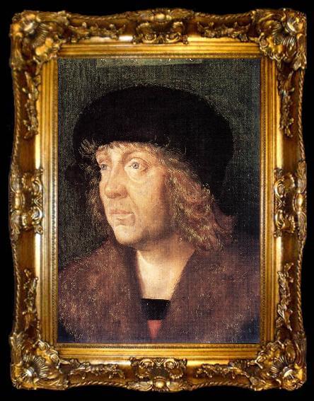 framed  SCHAUFELEIN, Hans Leonhard Portrait of a Man  WRY, ta009-2