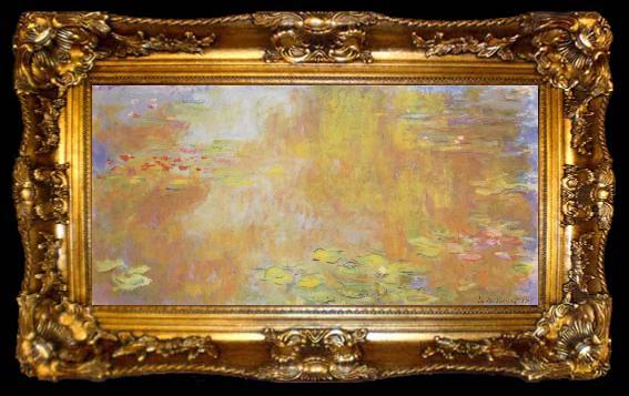 framed  Claude Monet The Water-Lily Pond, ta009-2
