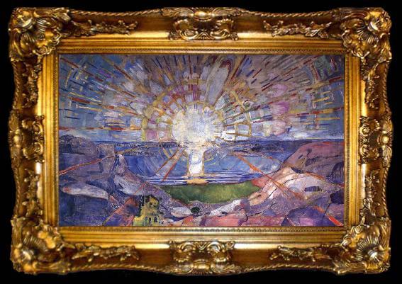 framed  Edvard Munch the sun, ta009-2