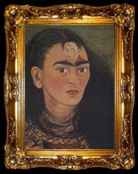framed  Frida Kahlo Diego and I, ta009-2