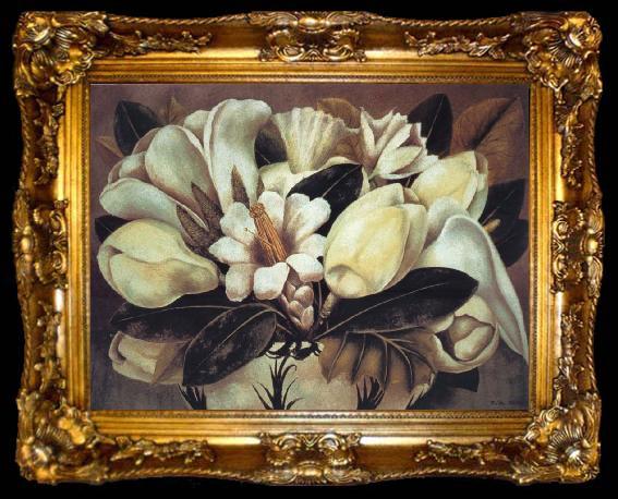 framed  Frida Kahlo Magnolias, ta009-2