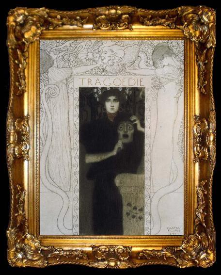 framed  Gustav Klimt Tragedy, ta009-2