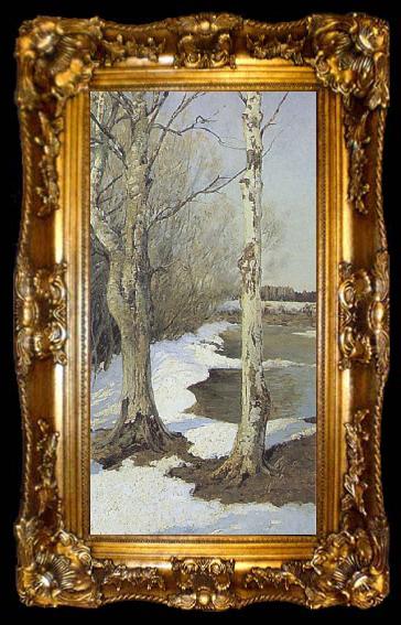 framed  Ilya Ostroukhov Early Spring, ta009-2