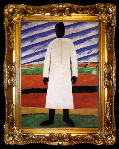 framed  Kasimir Malevich Farmwife, ta009-2