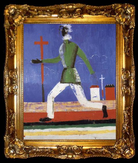 framed  Kasimir Malevich The man running, ta009-2