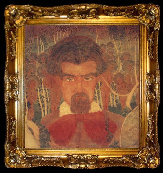 framed  Kasimir Malevich Self-Portrait, ta009-2