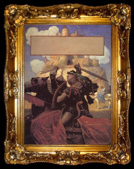 framed  NC Wyeth The Boy-s King Arthur, ta009-2