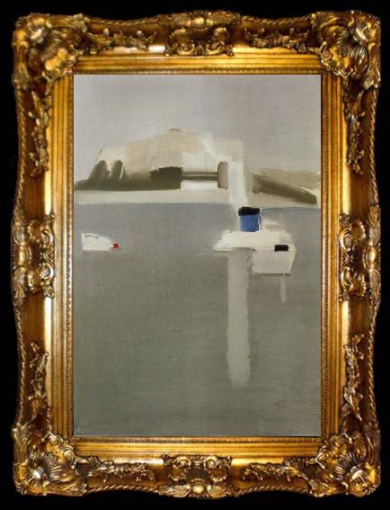 framed  Nicolas de Stael Abstract, ta009-2