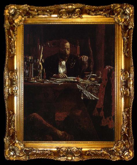 framed  Thomas Eakins The Professor, ta009-2