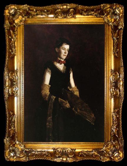 framed  Thomas Eakins The Portrait of Letita Wison Jordan, ta009-2