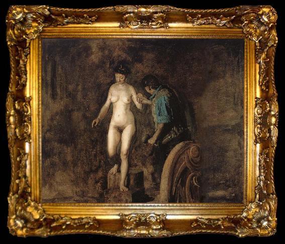 framed  Thomas Eakins William and his Model, ta009-2