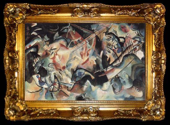 framed  Wassily Kandinsky Komposition VI, ta009-2