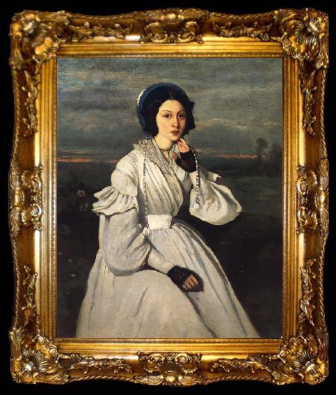 framed  Corot Camille Claire Sennegon, ta009-2
