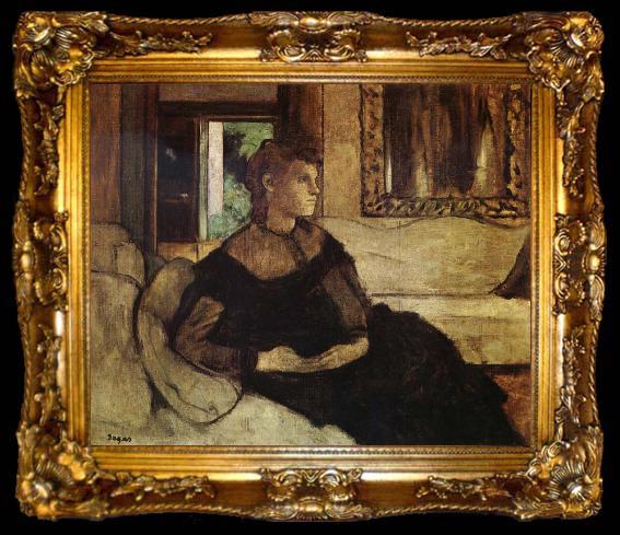 framed  Edgar Degas Woman, ta009-2