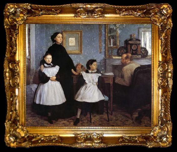framed  Edgar Degas Belury is family, ta009-2