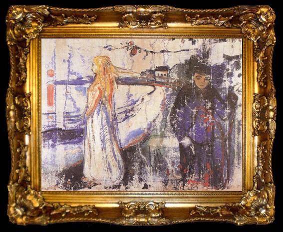 framed  Edvard Munch Take leave, ta009-2