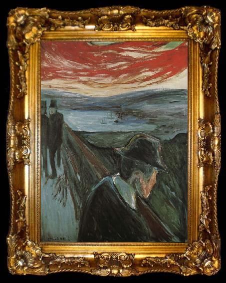 framed  Edvard Munch Acedia, ta009-2