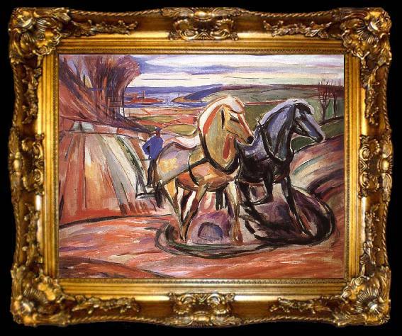 framed  Edvard Munch Spring, ta009-2