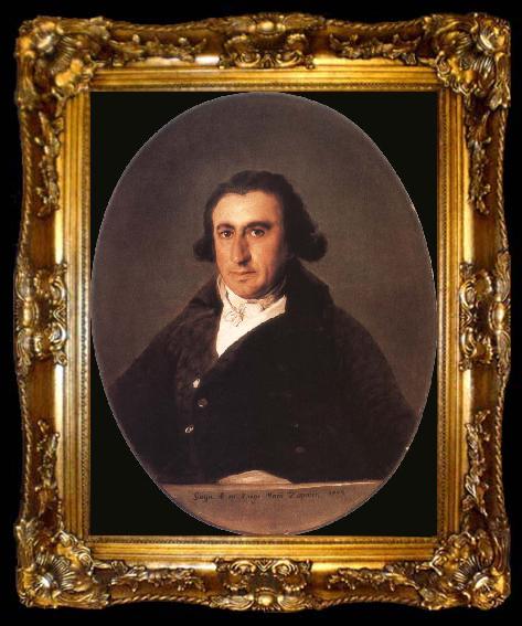 framed  Francisco Goya Portrait of Martin Zapater, ta009-2