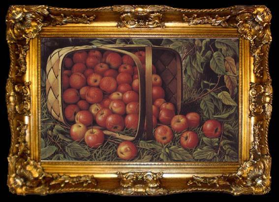 framed  Levi Wells Prentice Country Apples, ta009-2