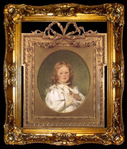 framed  Theobald Chartran Portrait of Helen Clay Frick, ta009-2