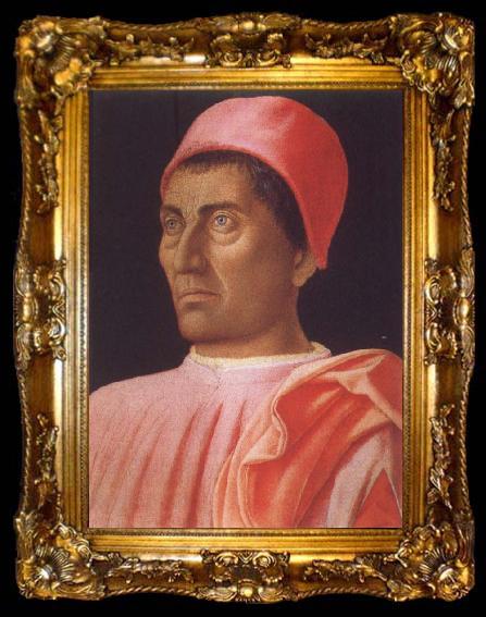 framed  Andrea Mantegna Portrait of Carlo de Medici, ta009-2