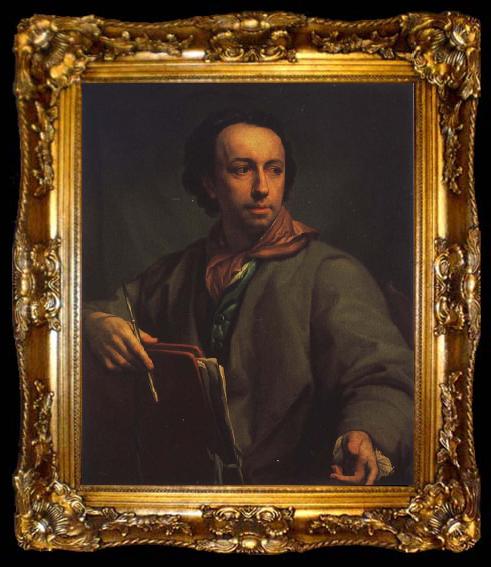 framed  Anton Raphael Mengs Self-Portrait, ta009-2