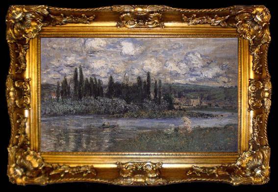 framed  Claude Monet View of Vetheuil, ta009-2
