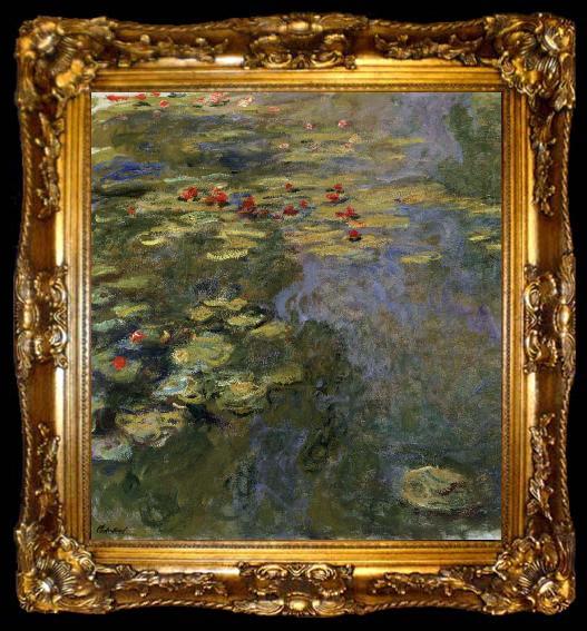 framed  Claude Monet The Water-Lily Pool, ta009-2