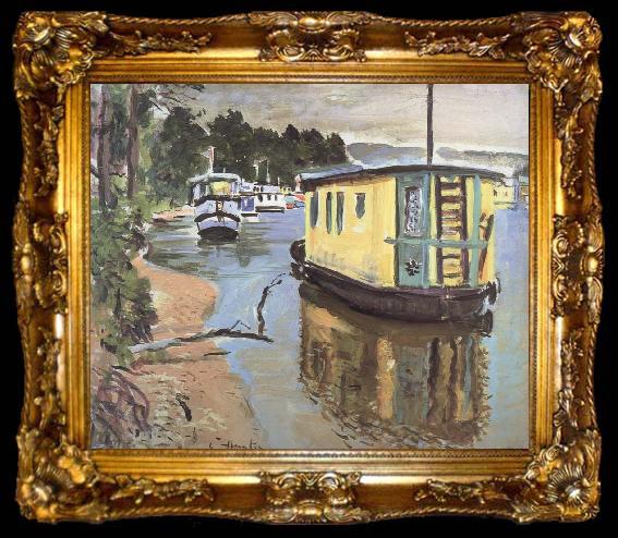 framed  George Leslie Hunter Houseboats,Balloch, ta009-2