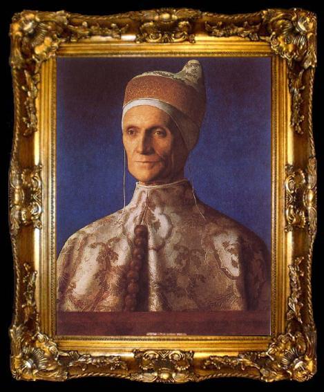 framed  Giovanni Bellini Doge Leonardo Loredan, ta009-2
