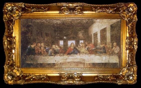 framed  Leonardo  Da Vinci The Last Supper, ta009-2