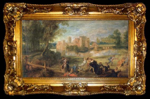 framed  Peter Paul Rubens Castle Park, ta009-2