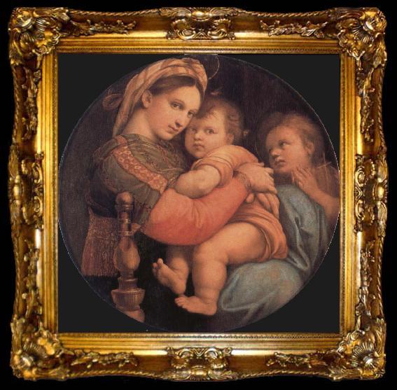 framed  Raphael Madonna della Seggiola, ta009-2